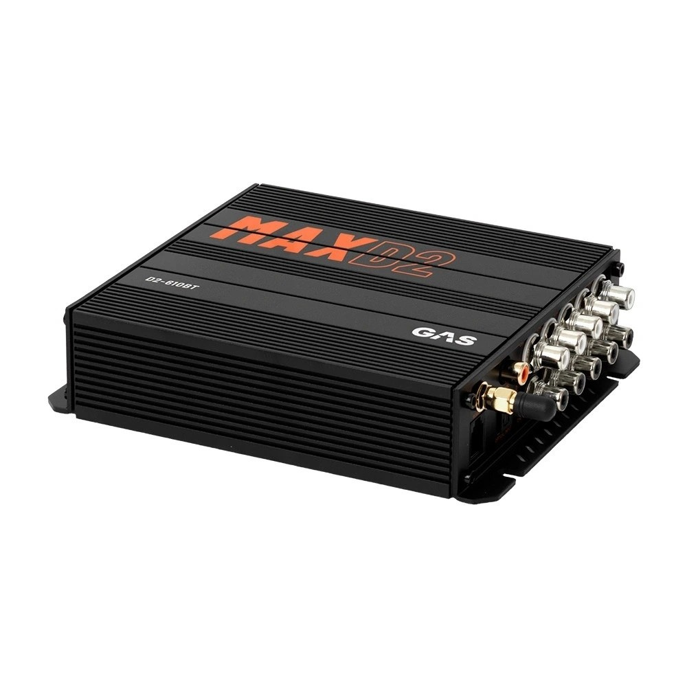 GAS MAX D2-610BT, 10-Kanal Klangprozessor/DSP für Autos mit ISO/Universal