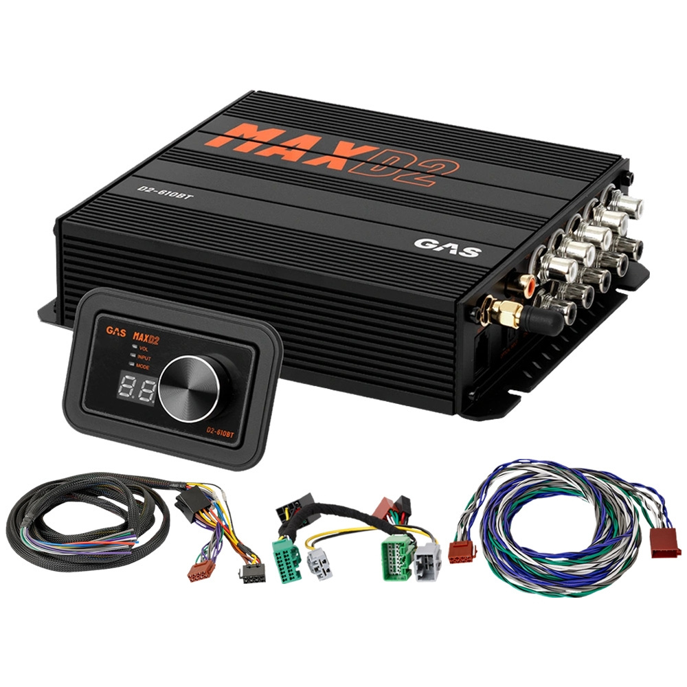 GAS MAX D2-610BT, 10-Kanal Klangprozessor/DSP für Volvo 2007-2016 (High Performance)