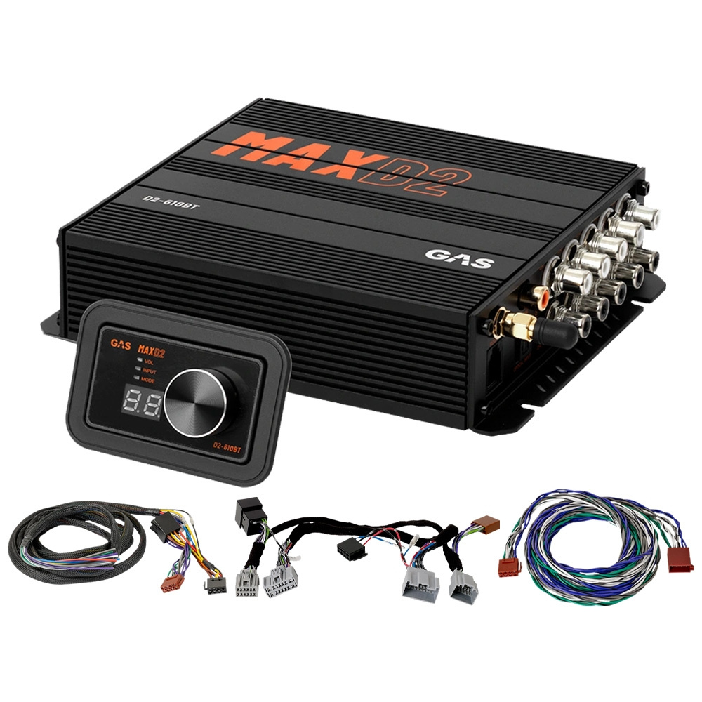 GAS MAX D2-610BT, 10-Kanal Audio-Prozessor/DSP für Volvo 2007-2016 (Performance)