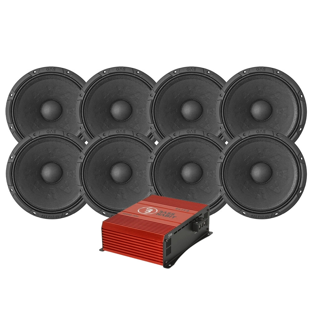 8er-Pack GAS MAX PM2-64 mit SE850.2DF, SPL-Paket