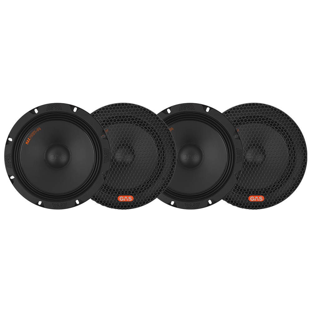 4er-Pack GAS MAX PMW1-84, 8-Zoll-Bass/Mittelbass