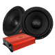 2er-Set GAS MAX S1-12D2 & SPL ELITE 5100.1DF, Basspaket 2er-Set GAS MAX S1-12D2 & SPL ELITE 5100.1DF, Basspaket