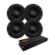 4er-Set GAS MAX S1-6D1 & MAX A2-2500.1DL, Basspaket 4er-Set GAS MAX S1-6D1 & MAX A2-2500.1DL, Basspaket