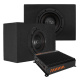 Schlankes Basspaket mit doppelten GAS MAX 6.5”-Subwoofergehäusen Schlankes Basspaket mit doppelten GAS MAX 6.5”-Subwoofergehäusen