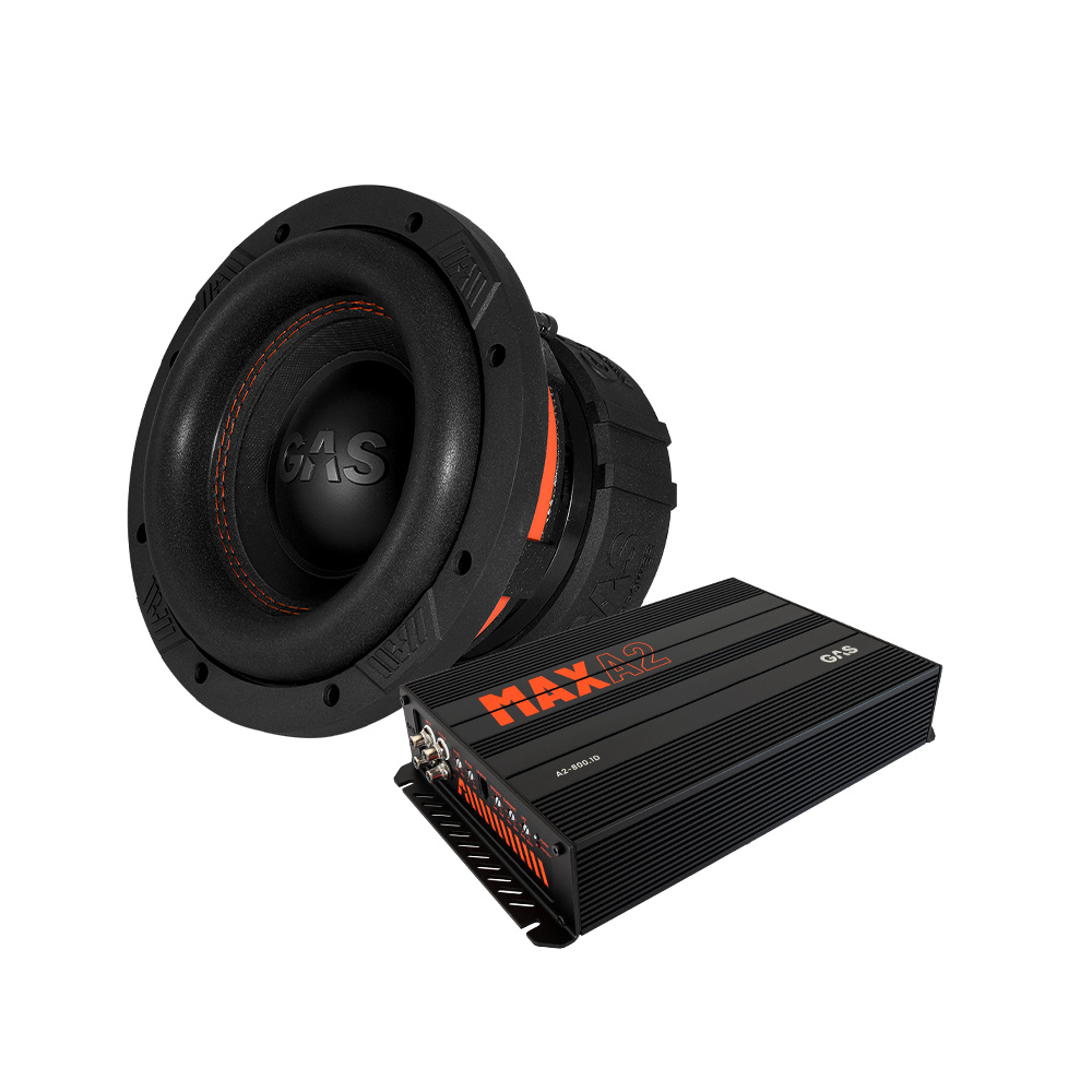 GAS MAX S1-8D1 & MAX A2-800.1D, Basspaket