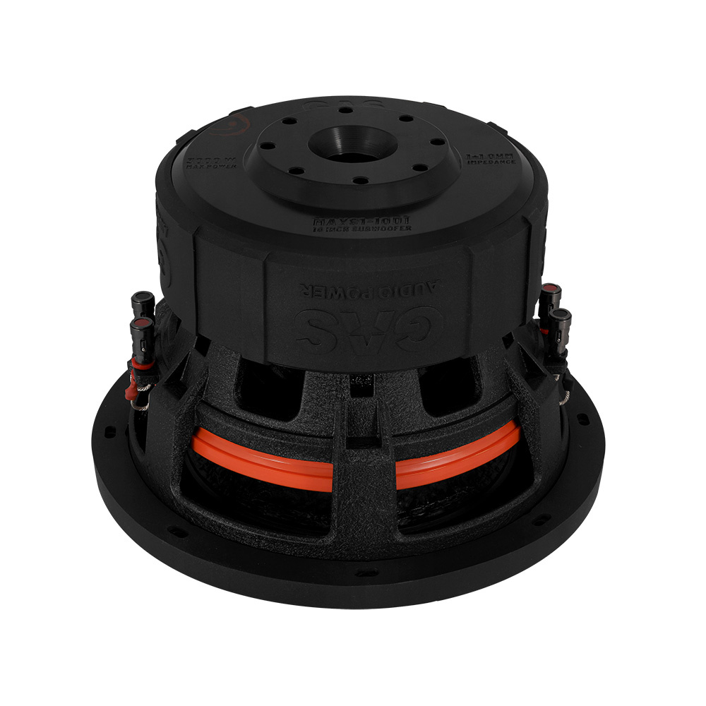 4er-Set GAS MAX S1-8D1 & Bass Habit SPL ELITE 5100.1DF, Basspaket
