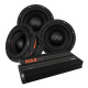 3er-Set GAS MAX S1-8D1 & MAX A2-1500.1D, Basspaket für US-Cars 3er-Set GAS MAX S1-8D1 & MAX A2-1500.1D, Basspaket für US-Cars