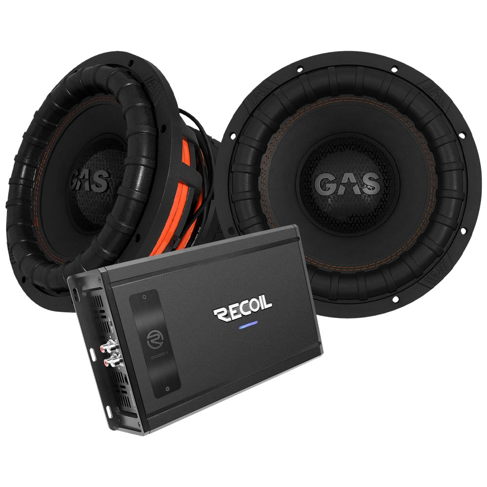 2er-Pack GAS MAX S2-12D1 mit Recoil DII 5000.1, 2x12