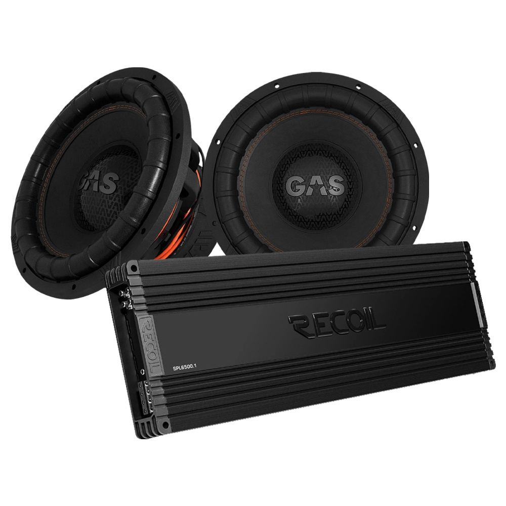 2er-Pack GAS MAX S2-15D1 mit Recoil SPL6500.1, 2x15