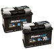 Batteriepaket, 2 Stk. Nordmax AGM-Batterie, 70Ah / 12V Batteriepaket, 2 Stk. Nordmax AGM-Batterie, 70Ah / 12V