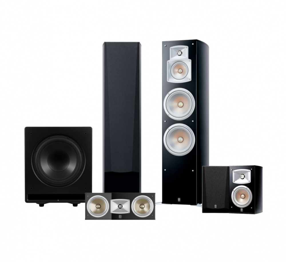 Yamaha NS-777 Surround-System mit Subwoofer, 5.1-Heimkino-Paket