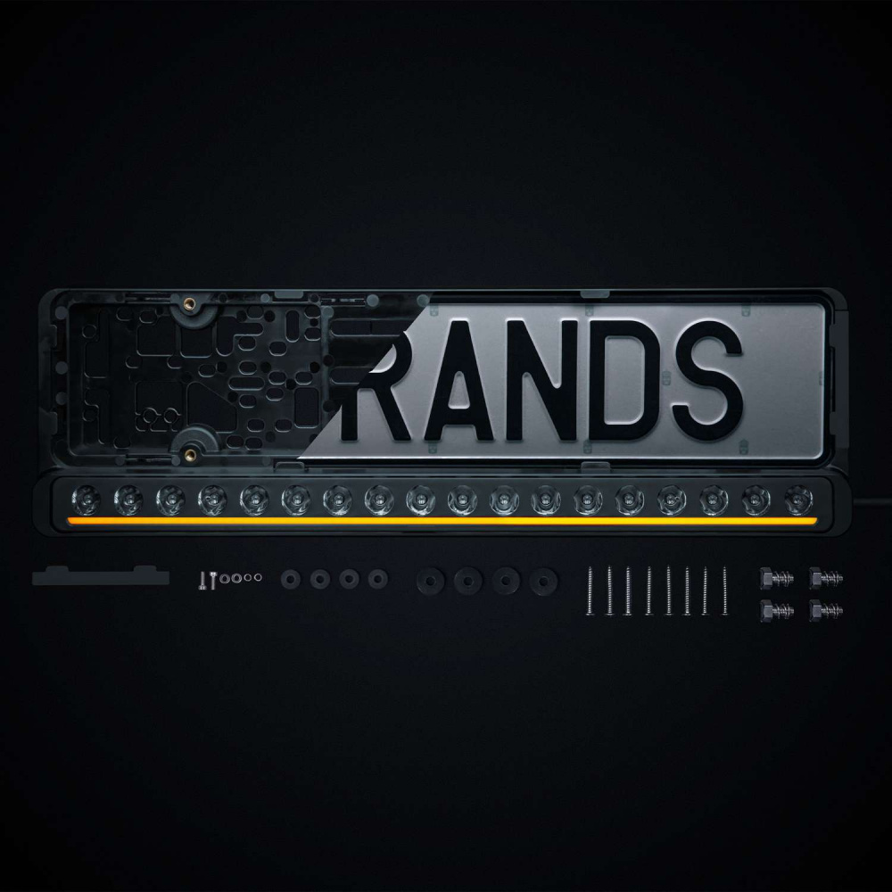Strands NUUK D-Line LED-Lichtleiste mit Kennzeichen 20