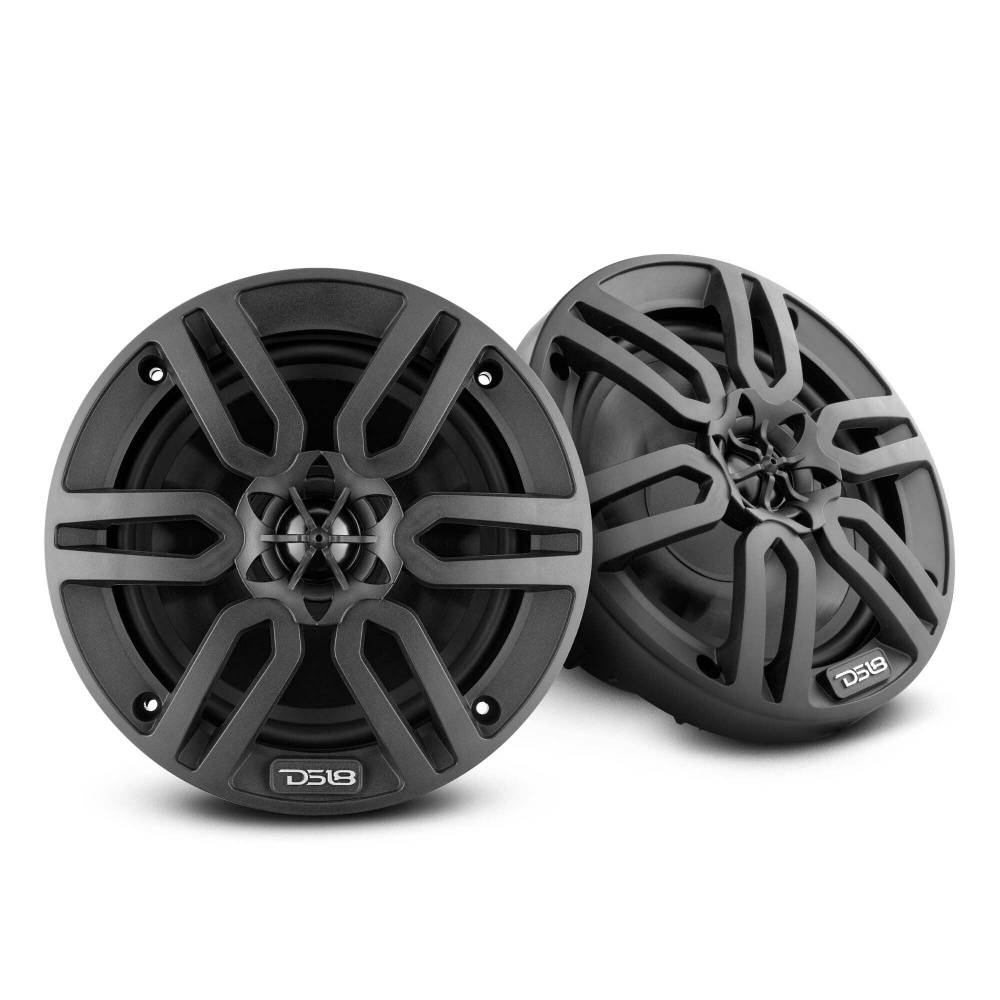DS18 NXL-10SUBLD & MP6, schwarzes Marine-Komplettpaket