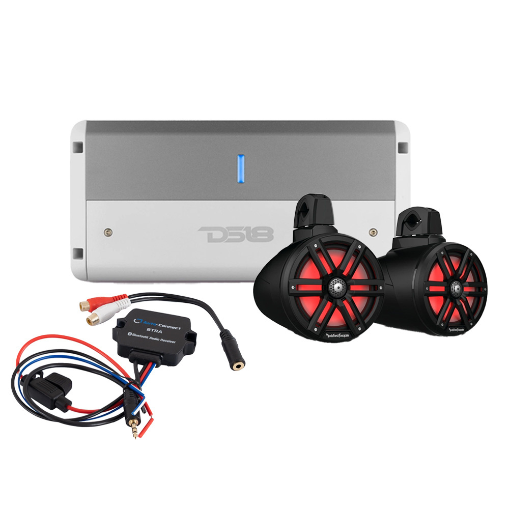 Rockford Fosgate M2WL & NXL-M4 mit BT-Adapter
