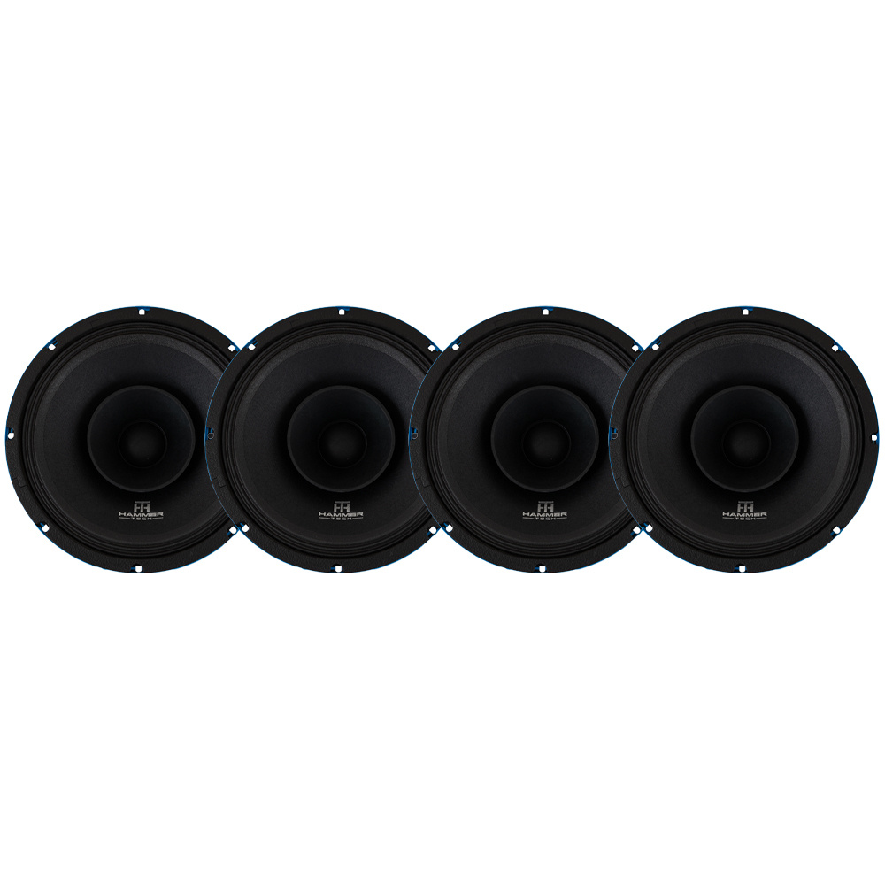 4er-Pack Hammer Tech Omni Class OCF250, 10-Zoll-Mitteltöner