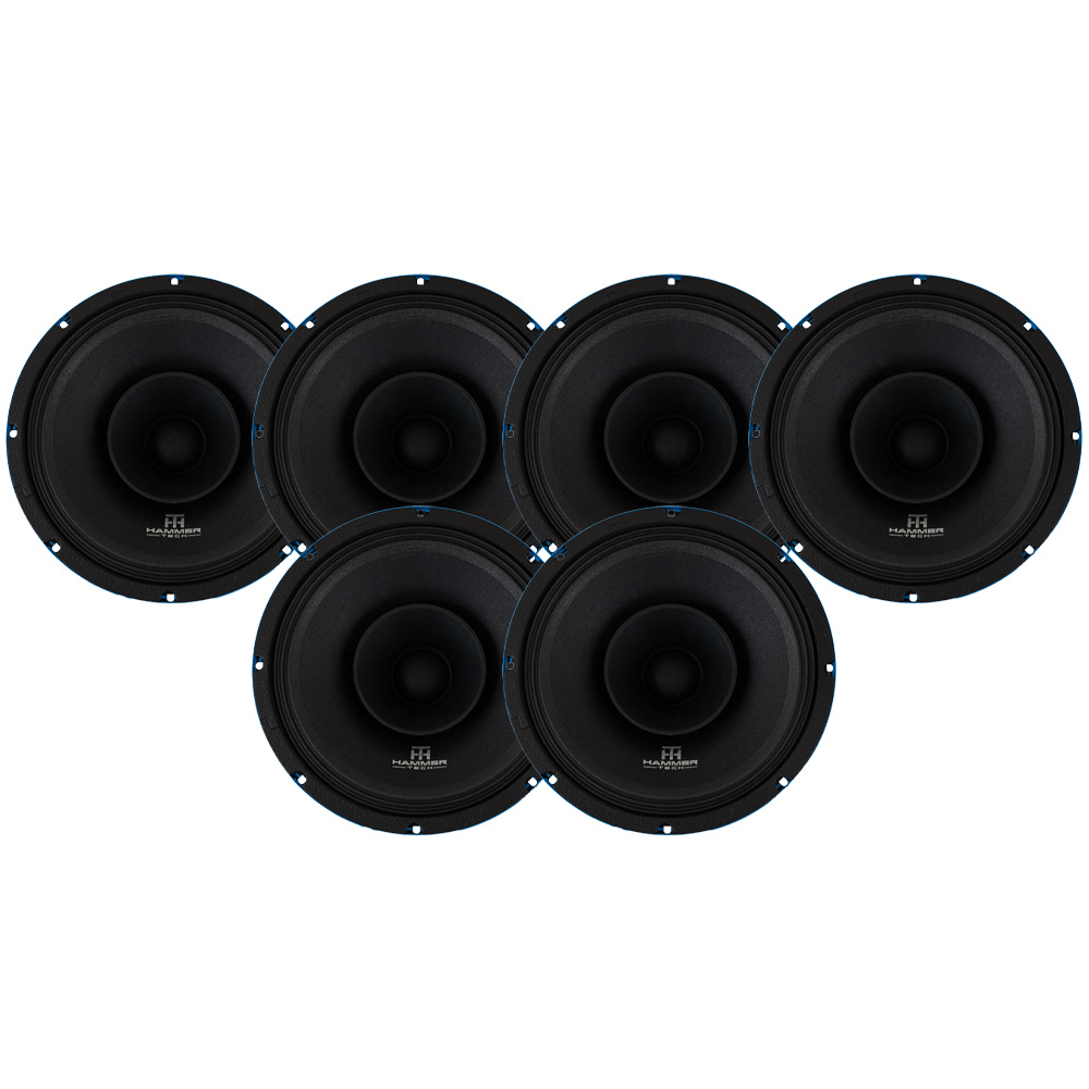 6er-Pack Hammer Tech Omni Class OCF250, 10-Zoll-Mitteltöner