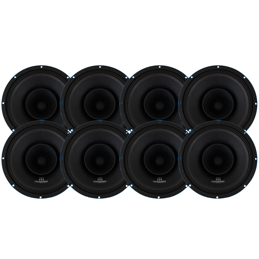 8er-Pack Hammer Tech Omni Class OCF250, 10-Zoll-Mitteltöner