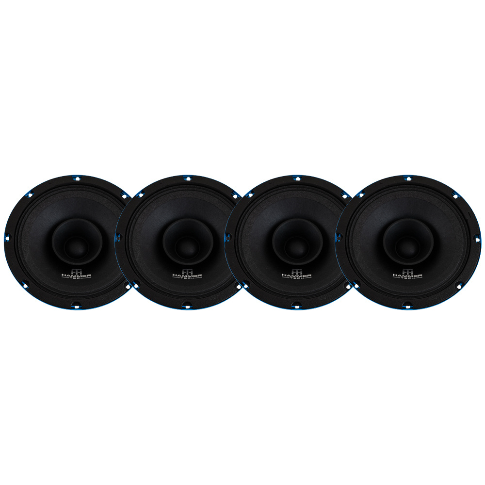 4er-Pack Hammer Tech Omni Class OCF200, 8-Zoll-Mitteltöner