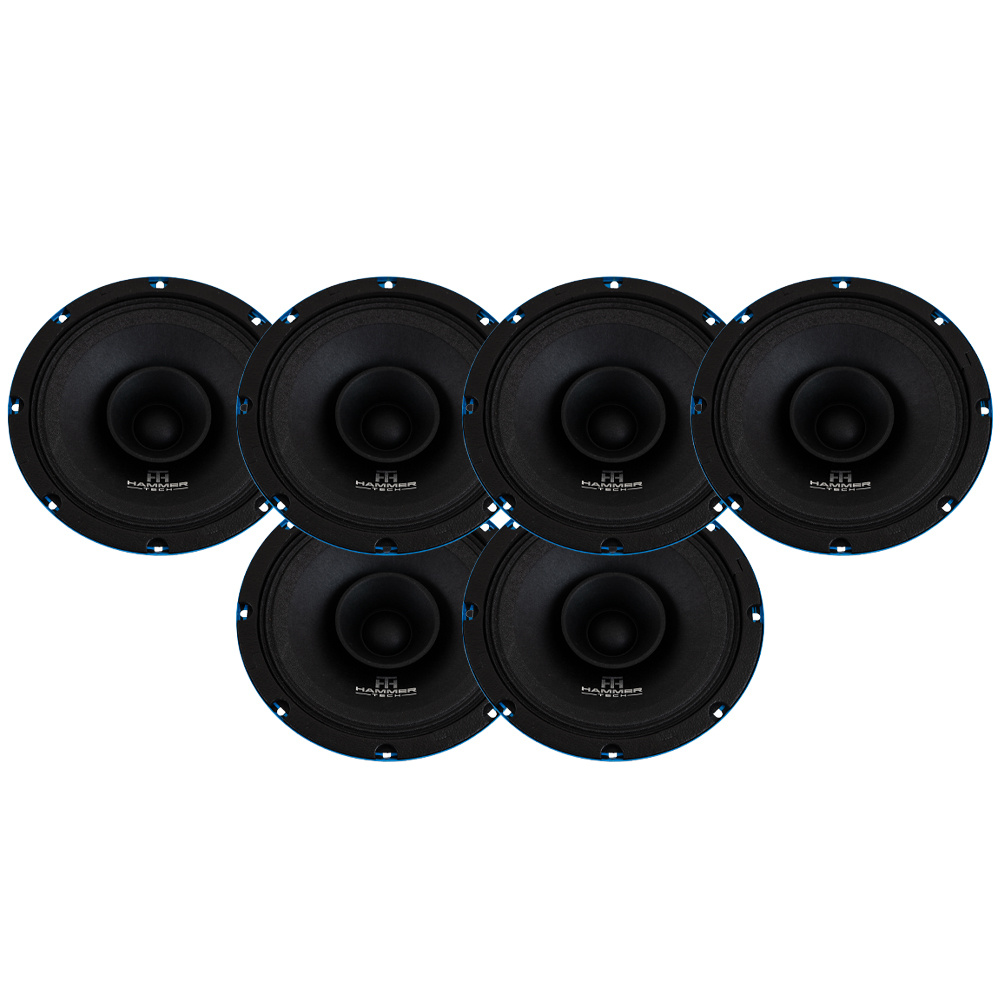 6er-Pack Hammer Tech Omni Class OCF200, 8-Zoll-Mitteltöner
