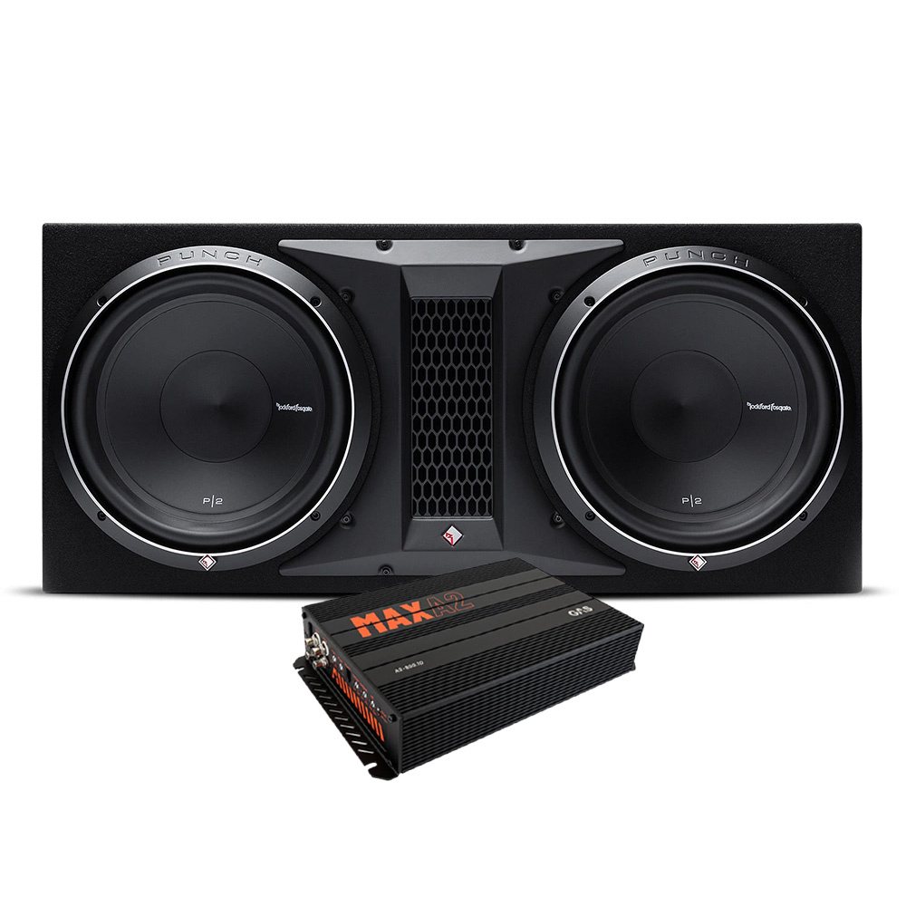 Rockford Fosgate P2-2X12 mit MAX A2-800.1D