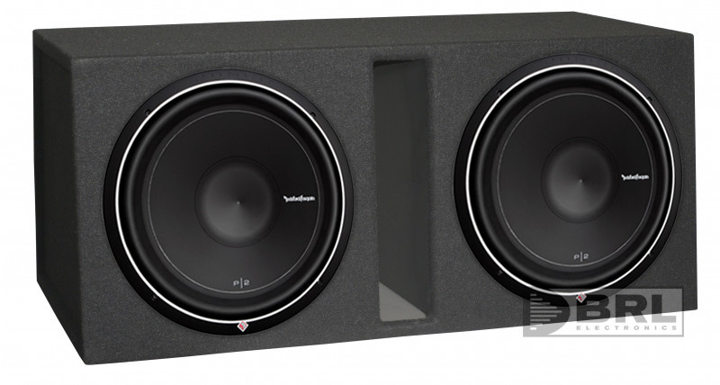 2 Stk. Rockford Fosgate P2D415 im GAS GV-Gehäuse