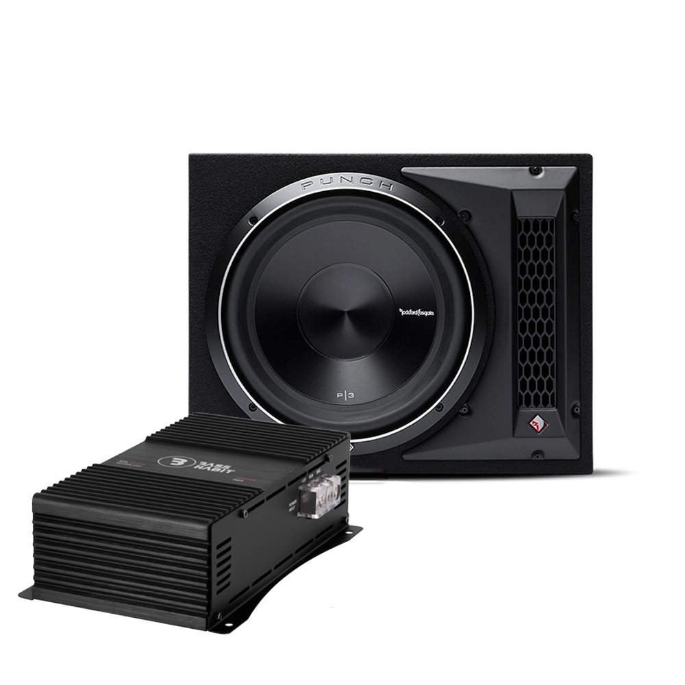 Rockford Fosgate P3 1x12 mit Bass Habit SPL ELITE 1000.1DF