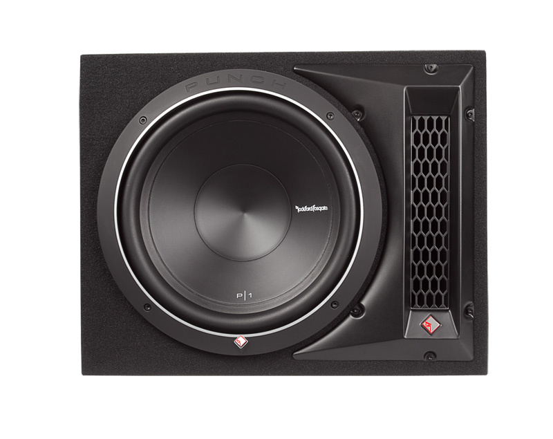 ROCKFORD FOSGATE P1-1x12 mit GAS BEAT 500.1