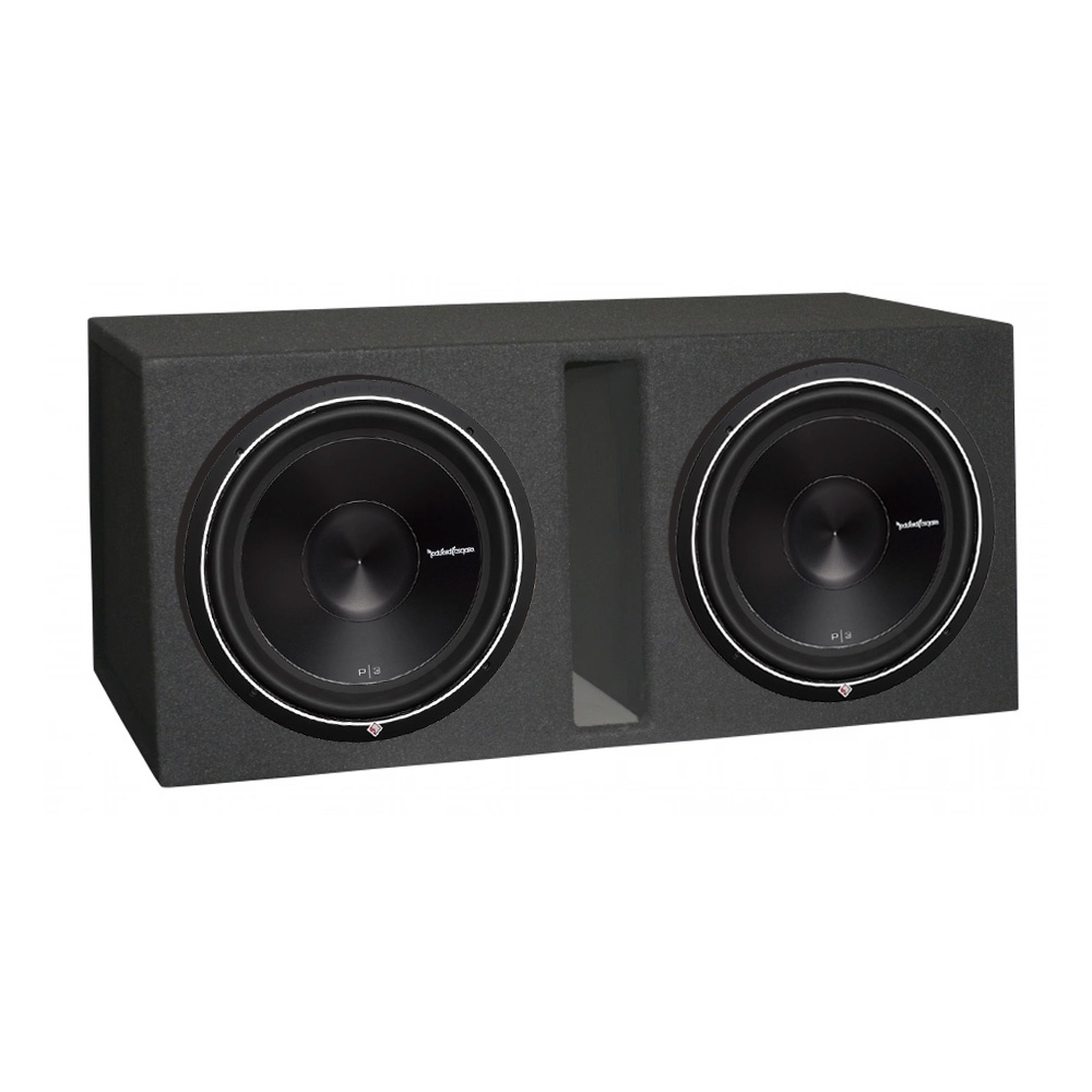 2er-Pack Rockford Fosgate Punch P3D4-15 im geschlossenen Gehäuse