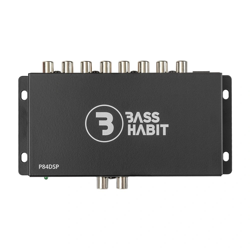 Bass Habit P84DSP, 8-Kanal Audio-Prozessor/DSP für Autos mit ISO/Universal