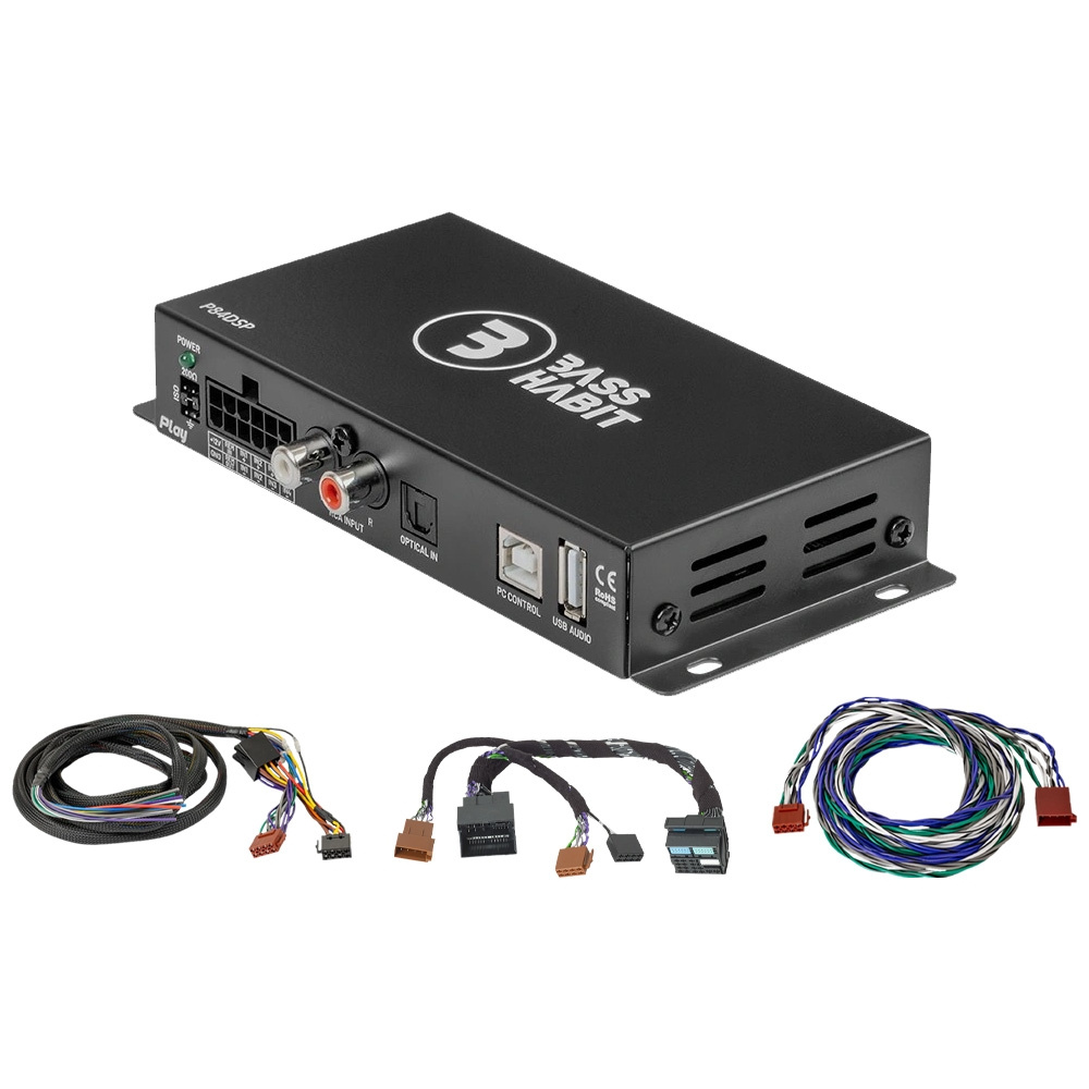 Bass Habit P84DSP, 8-Kanal Klangprozessor/DSP für VW 2012- mit MIB (52-polig)