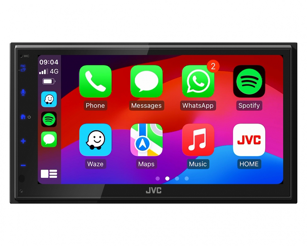JVC KW-M695DBW Autoradio-Paket für Porsche Panamera 2009-2016