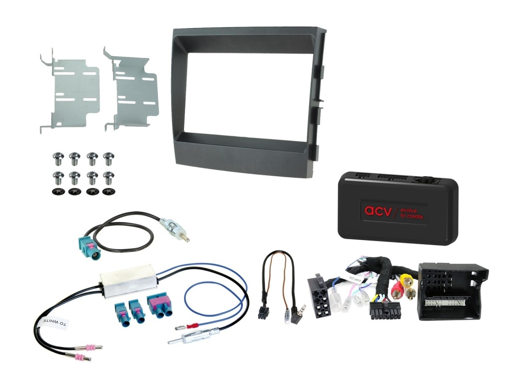 JVC KW-M695DBW Autoradio-Paket für Porsche Panamera 2009-2016