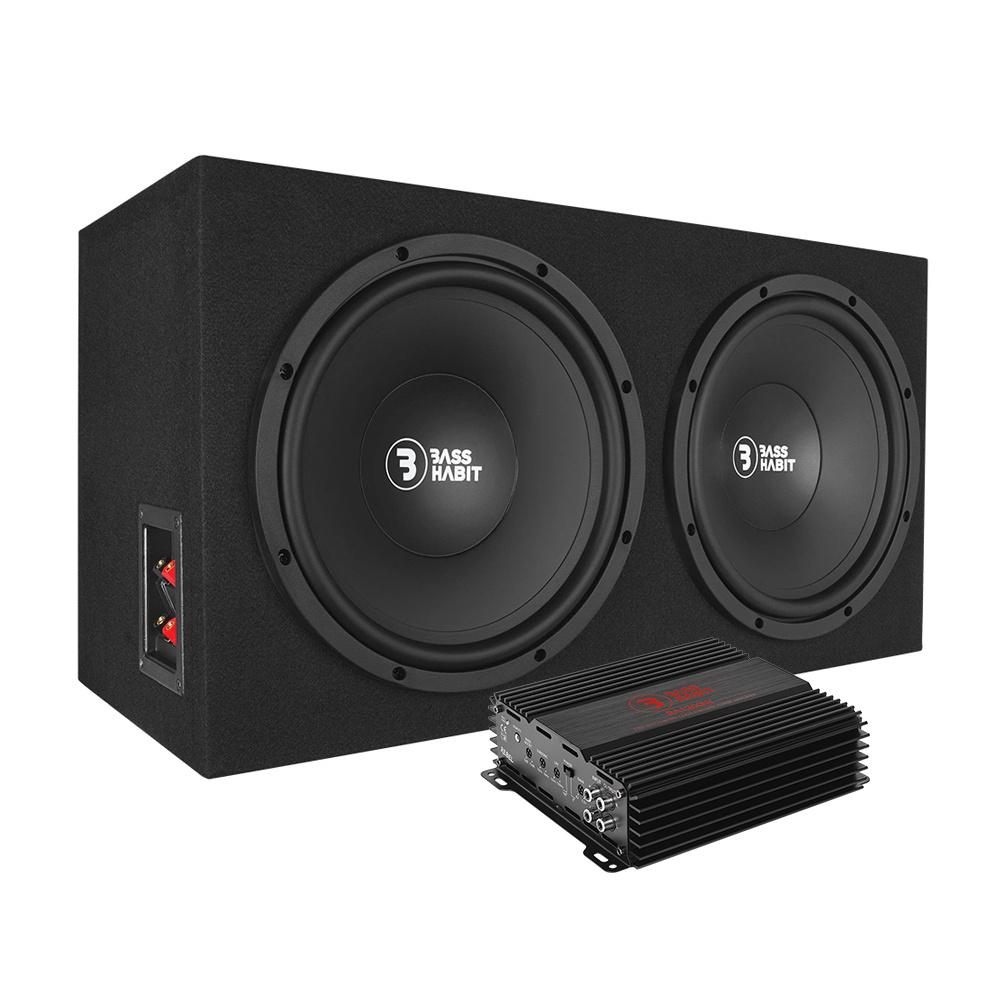 Bass Habit Play PL212 & Rebel RA1200W, preiswertes Bass-Paket