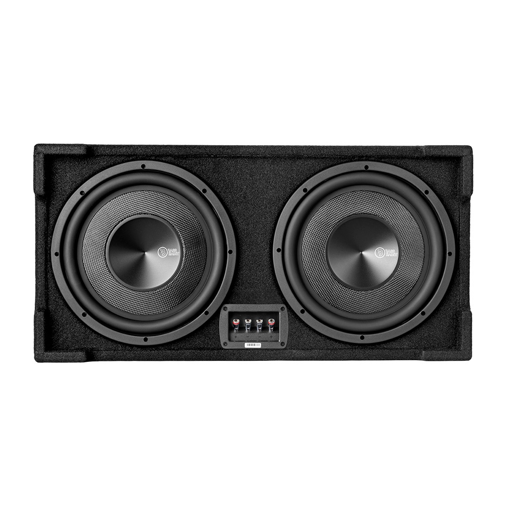 Bass Habit PL2212SR mit JVC KD-X382BT, Komplettpaket