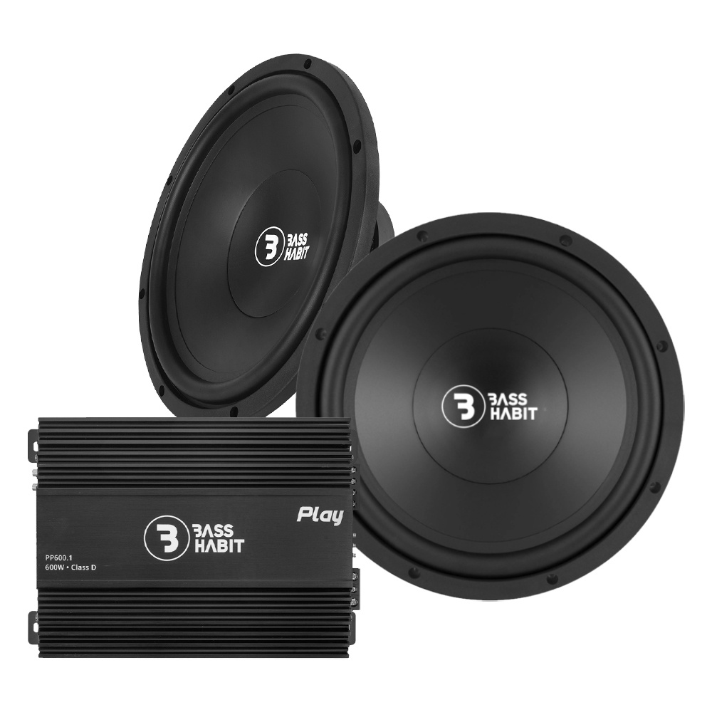 2er-Pack Bass Habit P300 & Play Power 600.1 (Gen. 2), Bass-Paket