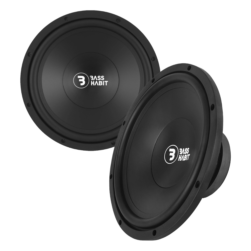 2er-Pack Bass Habit PL300, 12-Zoll-Basslautsprecher