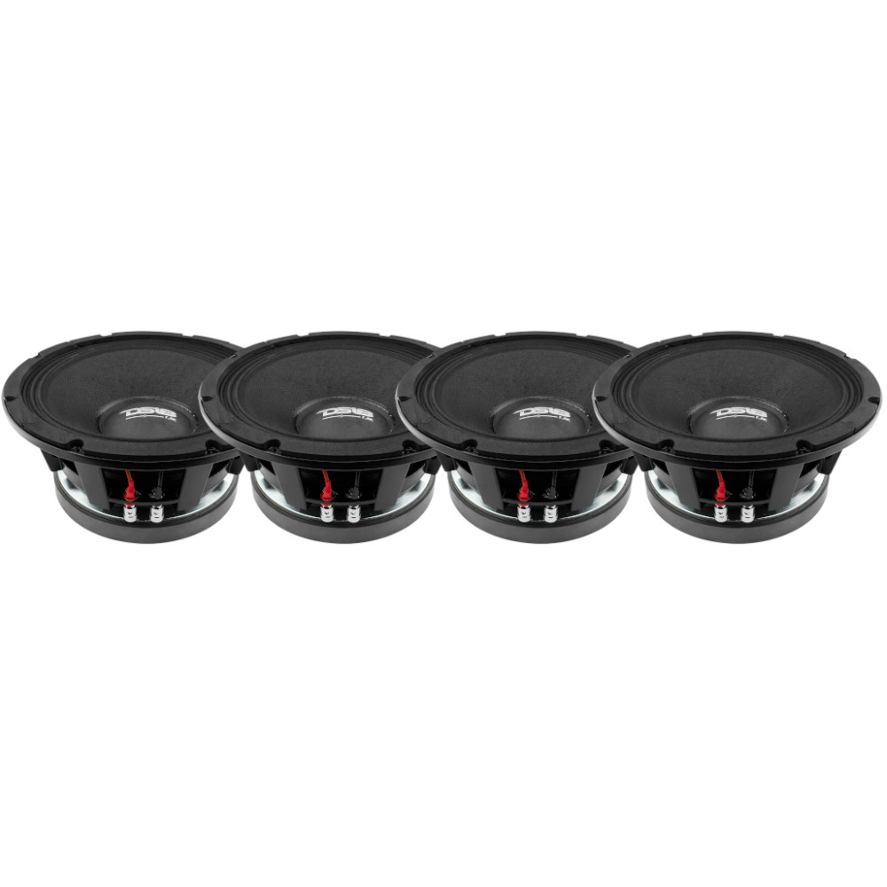 4er-Pack DS18 Pancadão PRO-1.5KP10.4, extremer 10-Zoll-Midbass