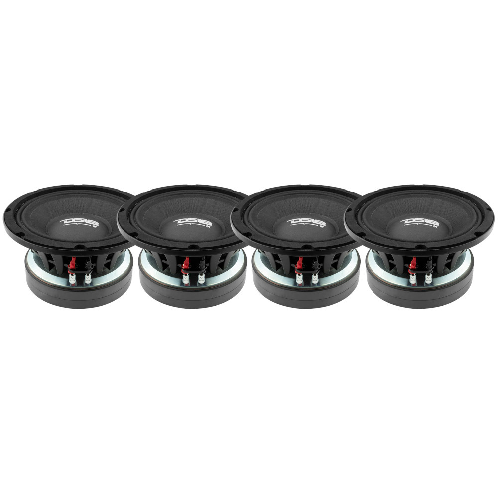 4er-Pack DS18 Pancadão PRO-1KP8.4, extremer 8-Zoll-Midbass