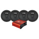 4er-Pack DS18 PRO-GM6.4 & Bass Habit SPL ELITE 225.4DF 4er-Pack DS18 PRO-GM6.4 & Bass Habit SPL ELITE 225.4DF