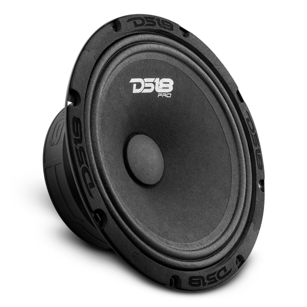 4er-Pack DS18 PRO-GM8.4 & Bass Habit SPL ELITE 225.4DF