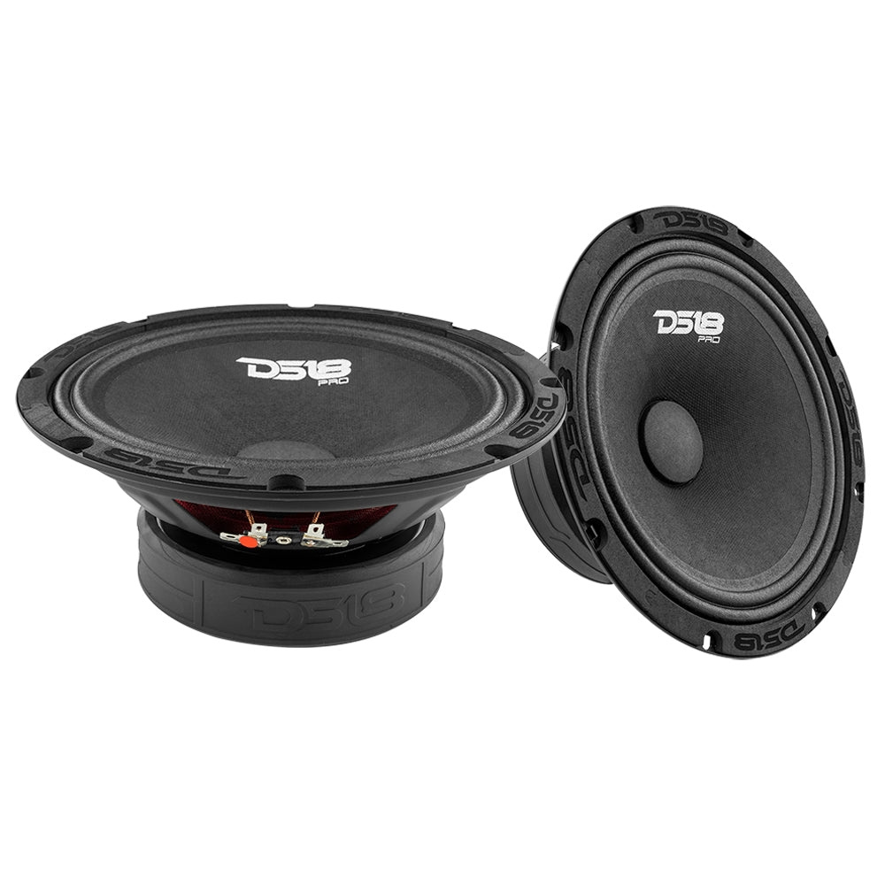 4 Stück DS18 PRO-GM8.4 in Raggarplanke mit MAD PT2-254 Hornhochtönern