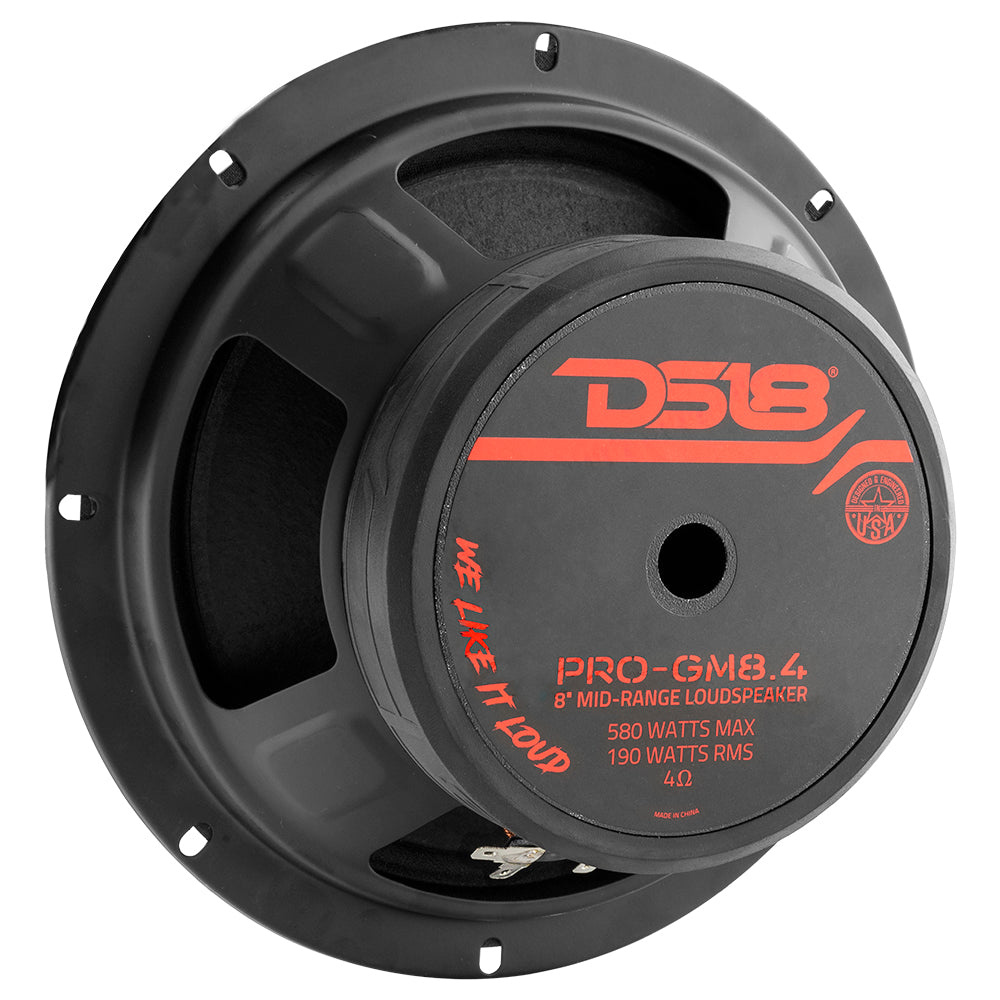 4er-Pack DS18 PRO-GM8.4, 8-Zoll-Midbass