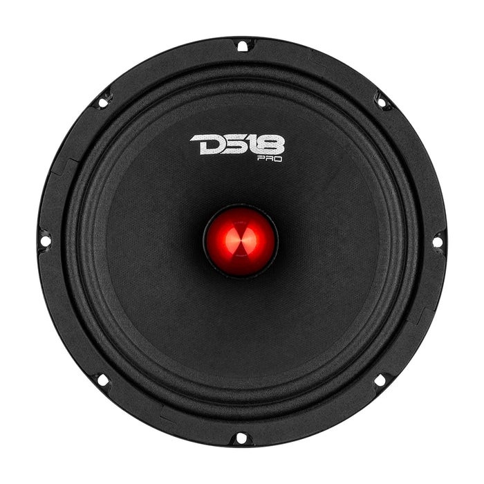 4 Stück DS18 PRO-GM8B in Raggarplanke mit MAD PT2-254 Hornhochtönern