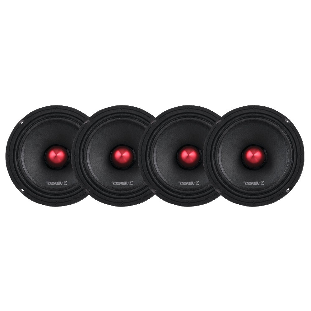 4er-Pack DS18 PRO-X6.4BM, 6,5-Zoll-Mitteltieftöner