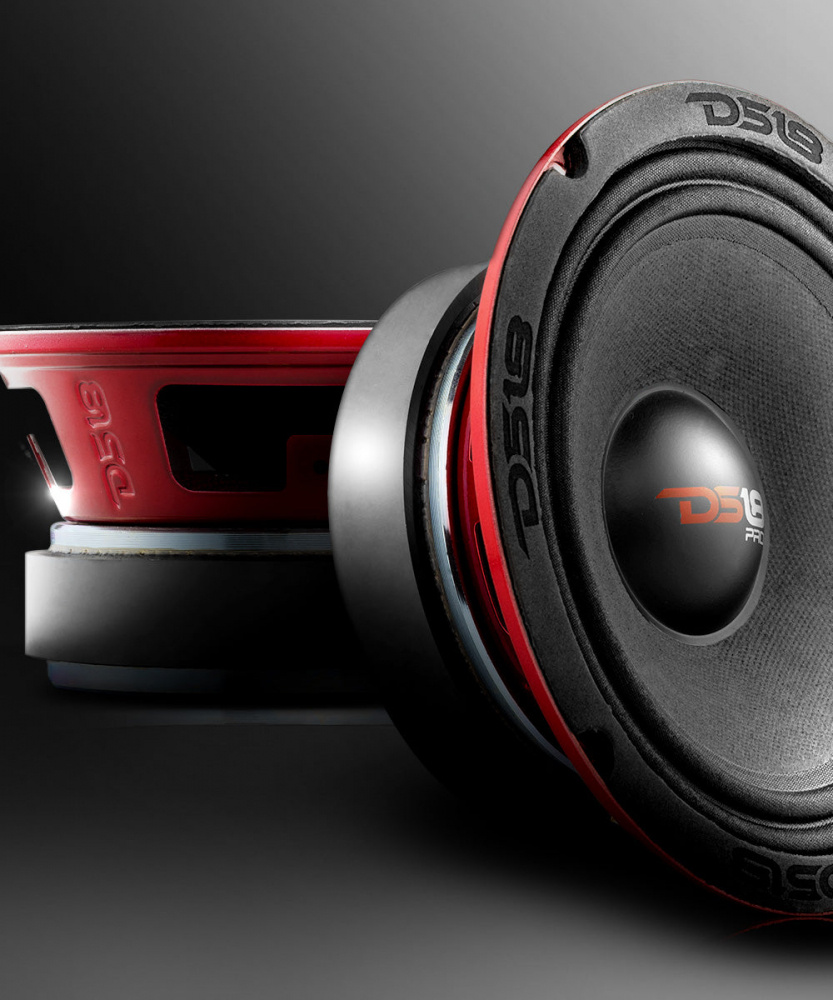 4er-Pack DS18 PRO-X6.4M, 6,5-Zoll-Midbass