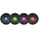 4er-Pack DS18 PRO-X6.4RGBCAP, 6,5-Zoll-Midbass mit RGB-LED-Beleuchtung 4er-Pack DS18 PRO-X6.4RGBCAP, 6,5-Zoll-Midbass mit RGB-LED-Beleuchtung
