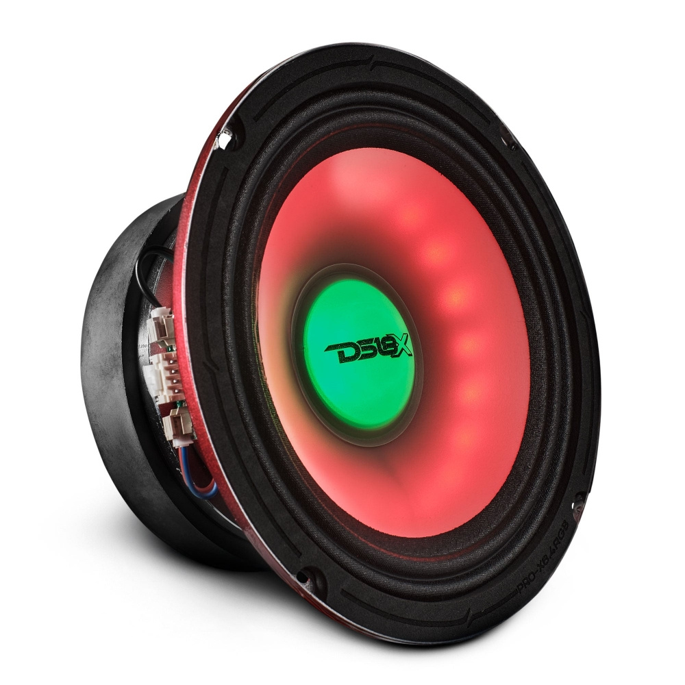 4er-Pack DS18 PRO-X6.4RGB, 6,5 Zoll RGB LED-Mitteltöner
