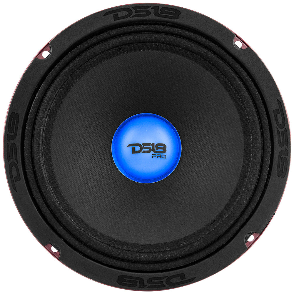2er-Pack DS18 PRO-X8.4RGBCAP, 8-Zoll-Midbass mit RGB-LED-Beleuchtung