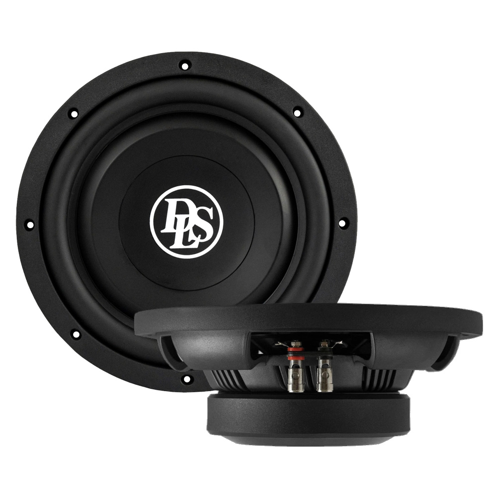 2er-Pack DLS Performance PS10, schlanker 10-Zoll-Subwoofer