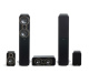 Q Acoustics 3050c 5.0-Lautsprecherpaket mit Center und Surround, schwarz Q Acoustics 3050c 5.0-Lautsprecherpaket mit Center und Surround, schwarz